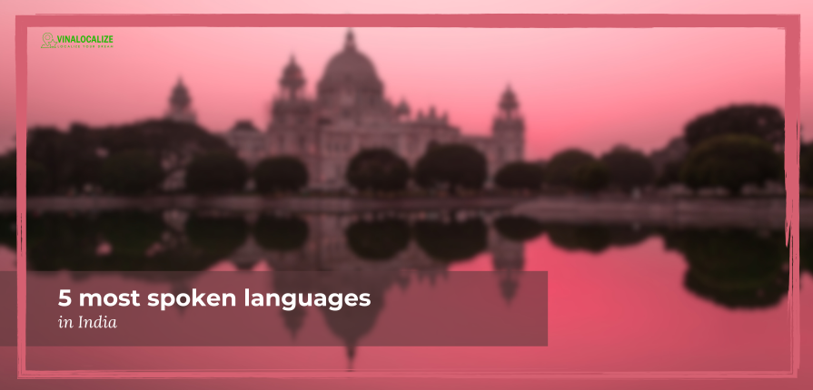 Image header for article about 5 most spoken languages in India